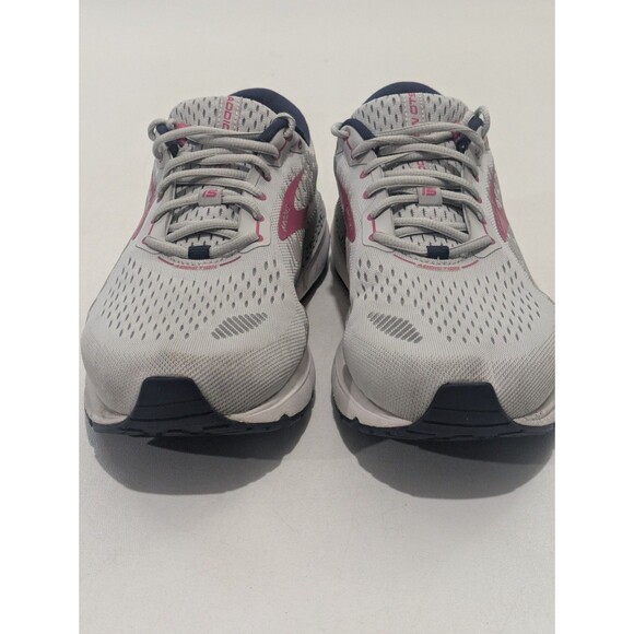 Brooks Addiction 15 Mens 11 2E Extra Wide Gray Pink Running Shoes main image 12
